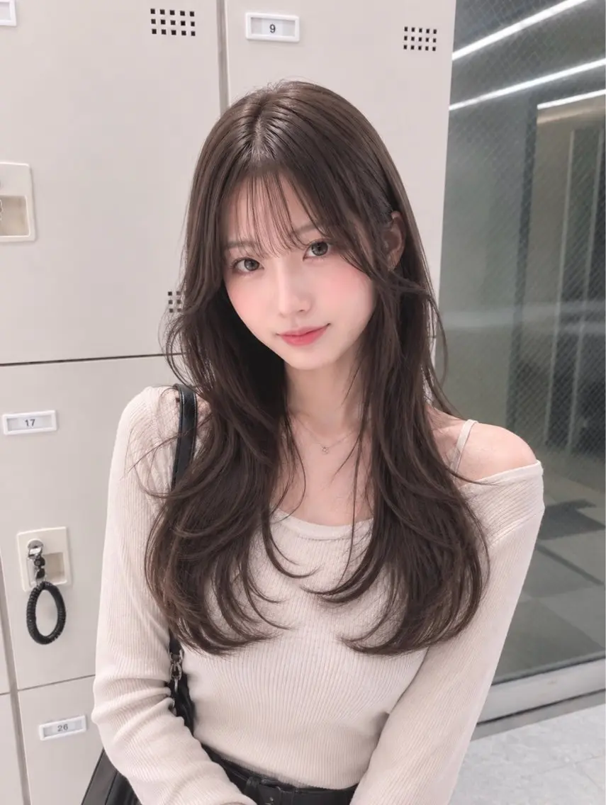 🫧 【人気No.1】色落ちまで可愛い透明感カラー×カット×髪質改善TRの写真