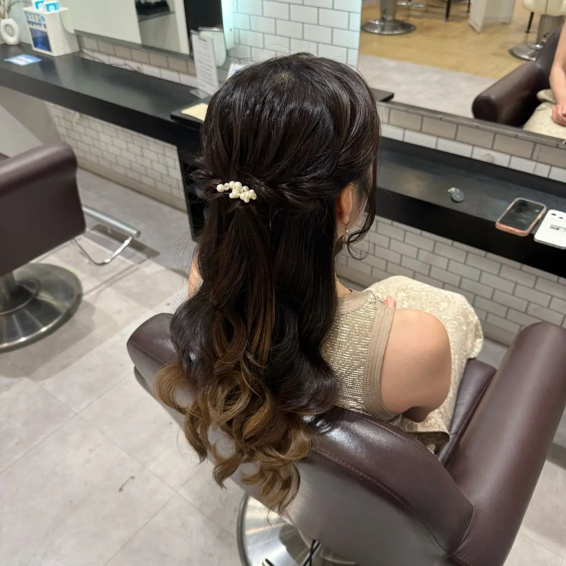ロング ヘアアレンジ 🎀ヘアアレンジ 🎀ななみのヘアスタイル