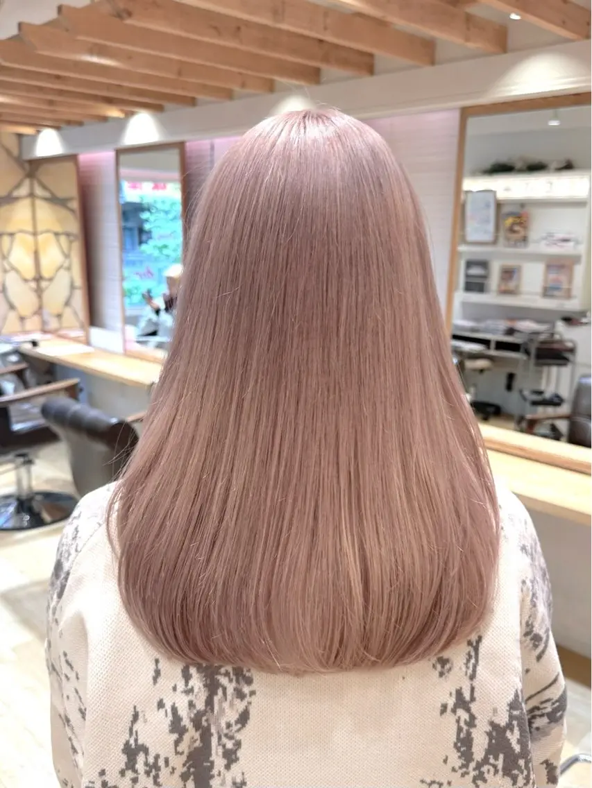 セミロング ヘアカラー トリートメント 新宿 木下拓哉のヘアスタイル