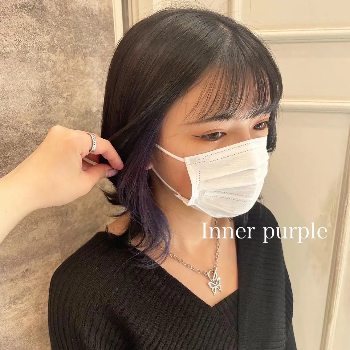 ミディアム カラー ブリーチ ダブルカラー グラデーションカラー ハイライトカラー インナーカラー 🫟Blanco🫟 Color&Careのヘアスタイル