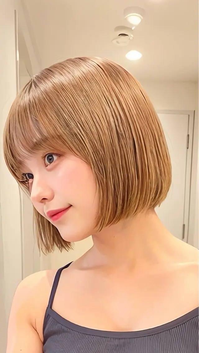 ショート ボブ 美容室sand 横浜のヘアスタイル