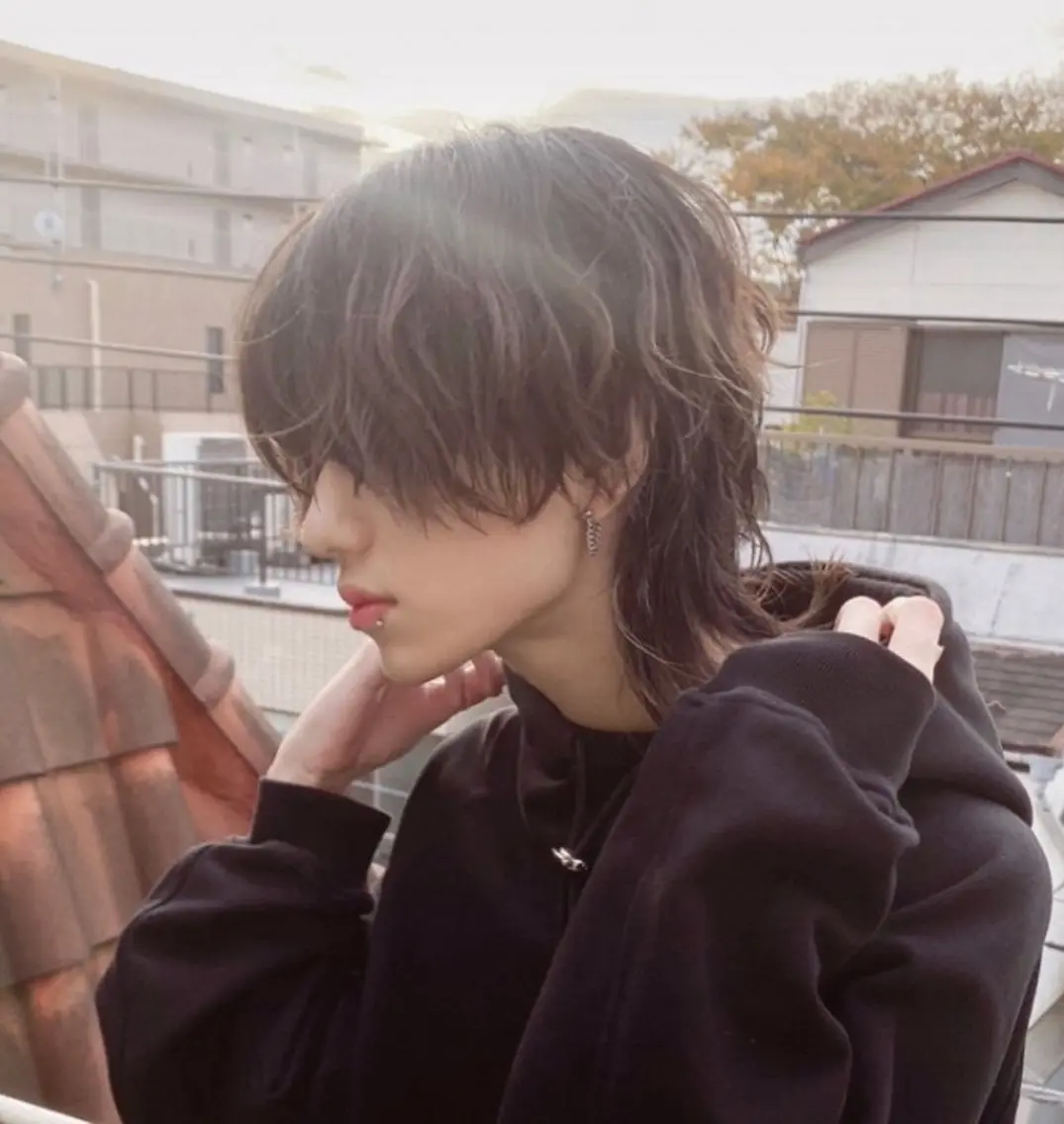 ミディアム カラー パーマ メンズ カット ヘアセット 🔥最強メンズ特化/ パーマの達人🔥風見のヘアスタイル