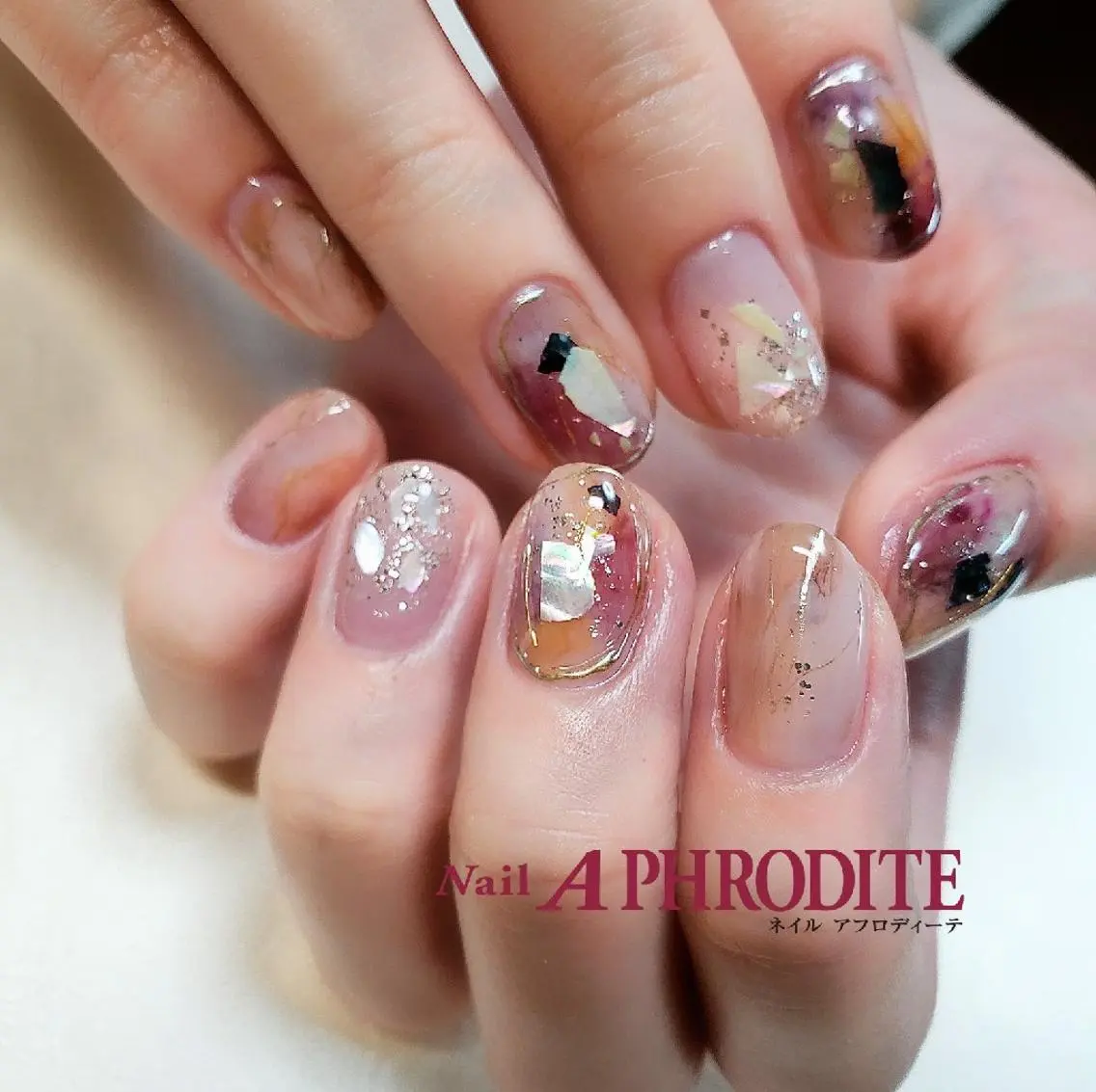 ネイル ニュアンスネイル Nail Aphroditeのネイルデザイン