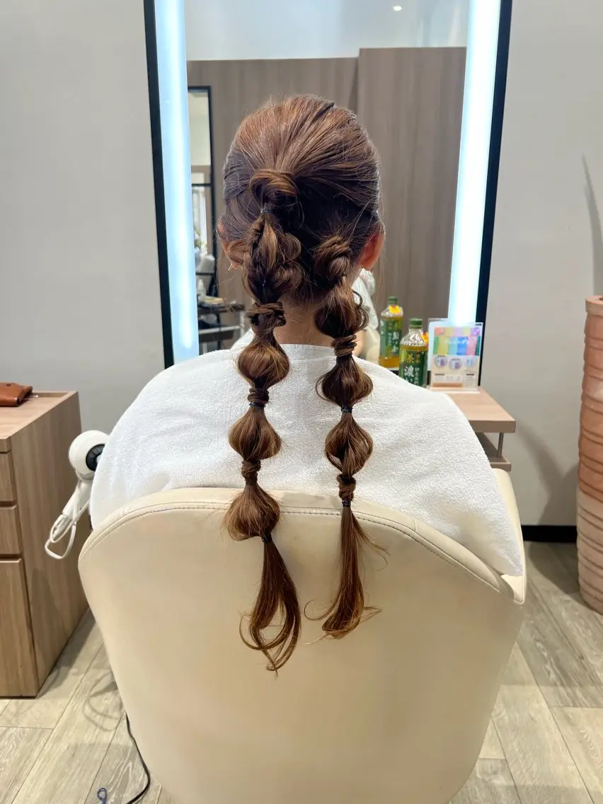 ロング 能登 彩穂のヘアスタイル