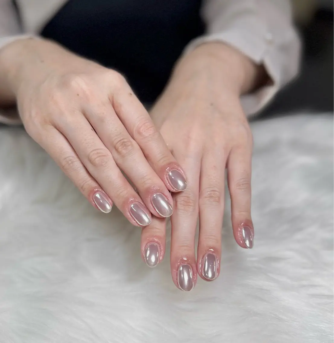ネイル オーロラネイル チークネイル フットネイル フレンチネイル ジェルネイル Nichi Nailsのネイルデザイン