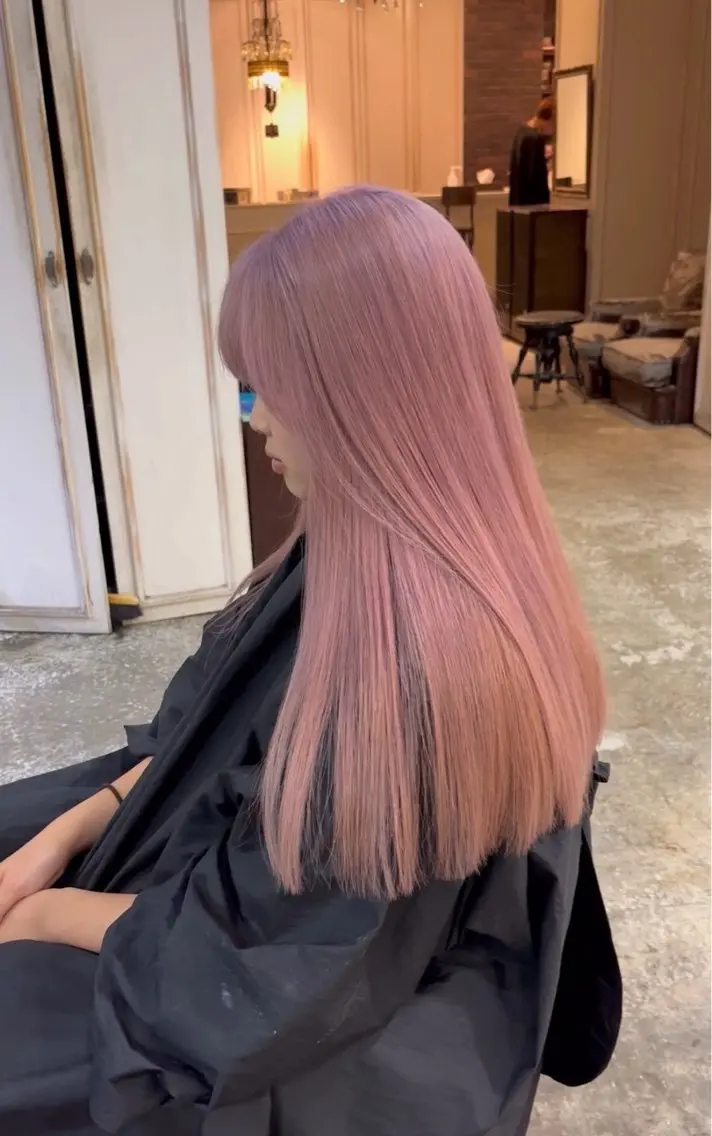 カラー ピンクカラー ヘアカラー 💖撃！激！ 可愛カラーKAO💖のヘアスタイル