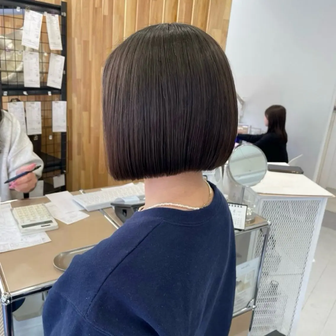 ミディアム カラー clan .のヘアスタイル