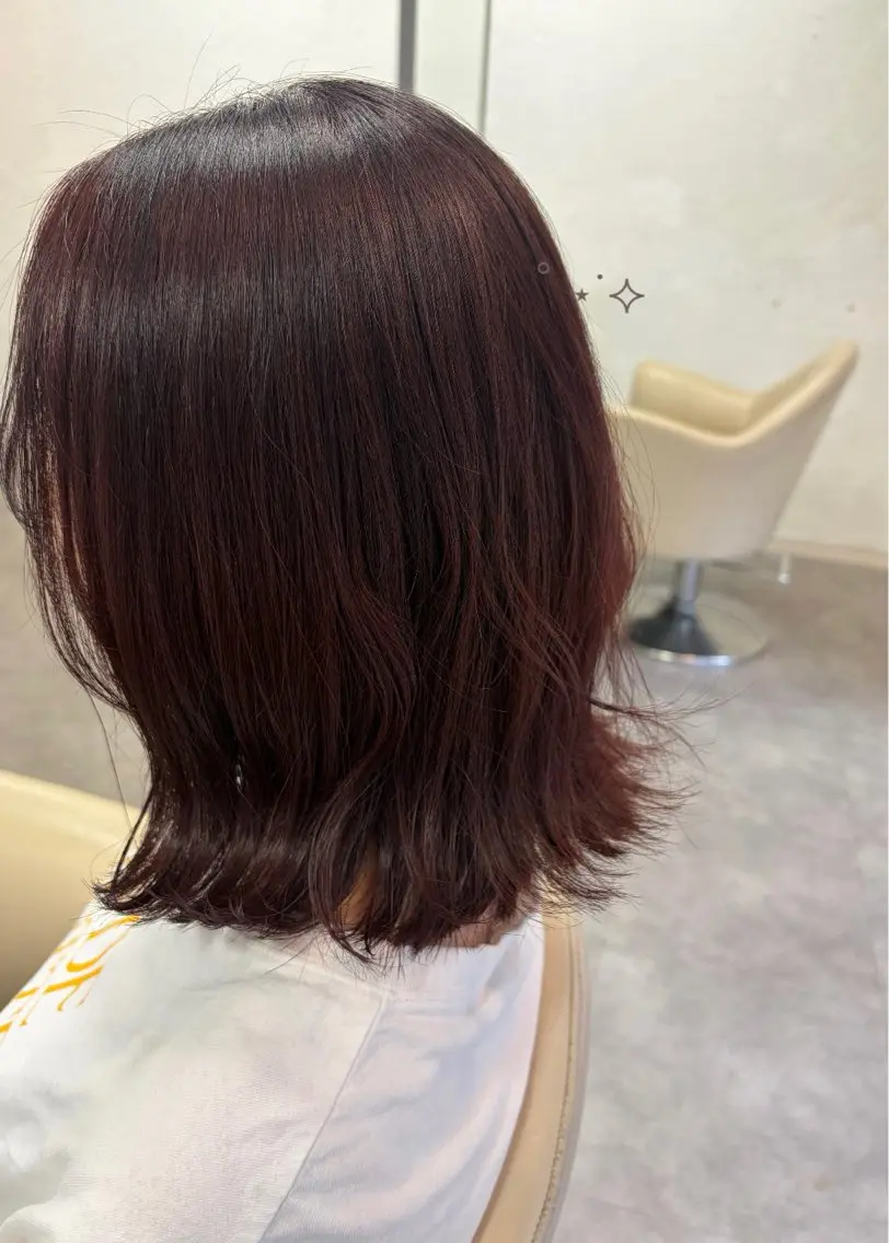 ミディアム カラー ヘアカラー トリートメント 【SiLO】 nanamiのヘアスタイル