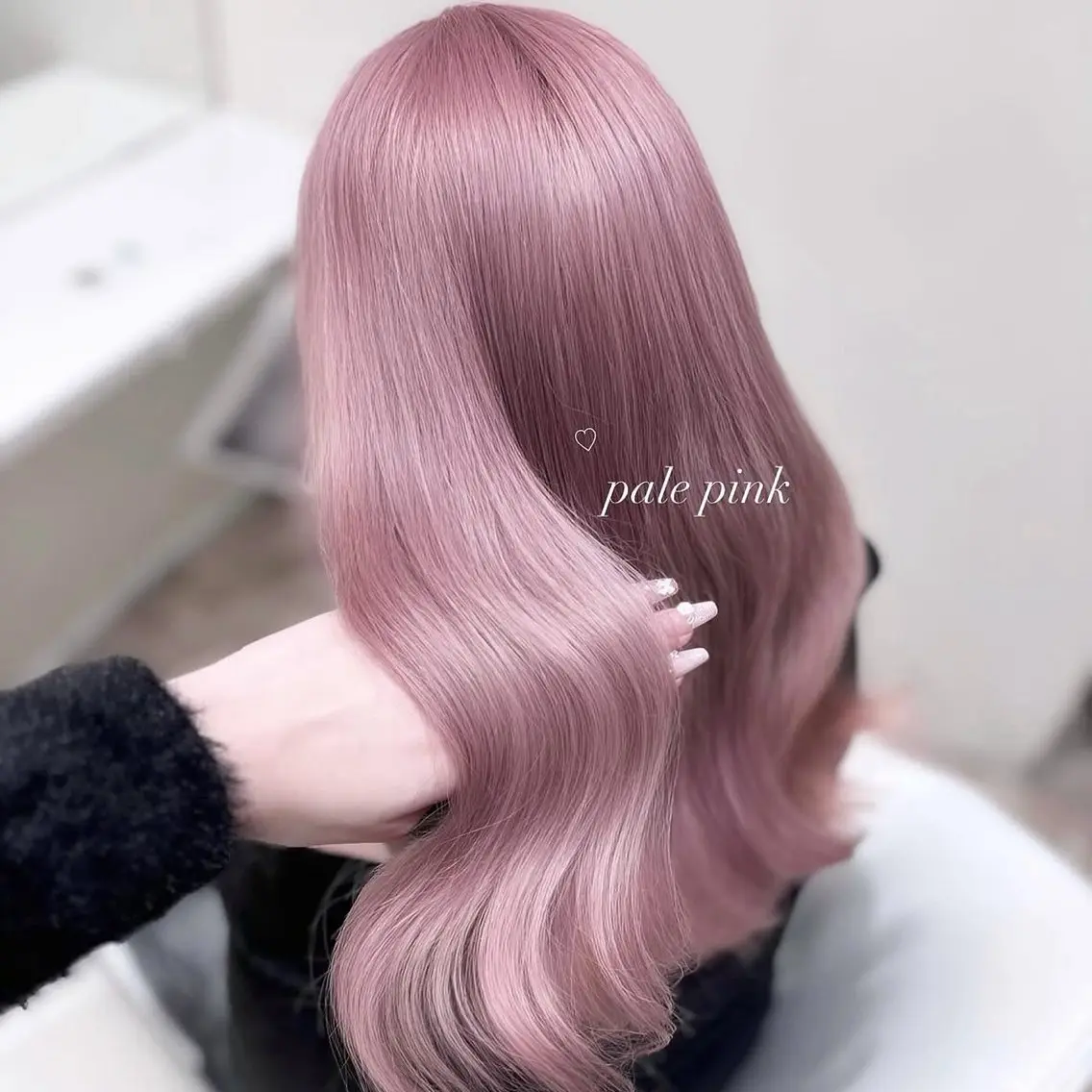 ロング ヘアカラー トリートメント 艶カラー/レイヤー 🤍yume˚✧のヘアスタイル