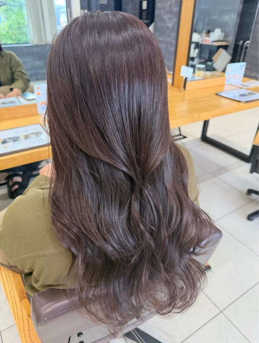 ロング カラー トリートメント ヘアカラー 平野 凛のヘアスタイル