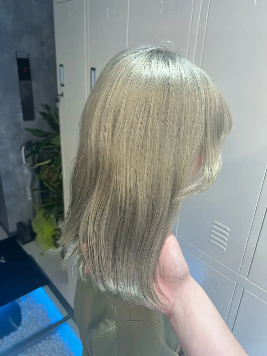 セミロング カラー ヘアカラー トリートメント ヘアセット 大人GAL製造機/カ ラー×エクステゆいとのヘアスタイル