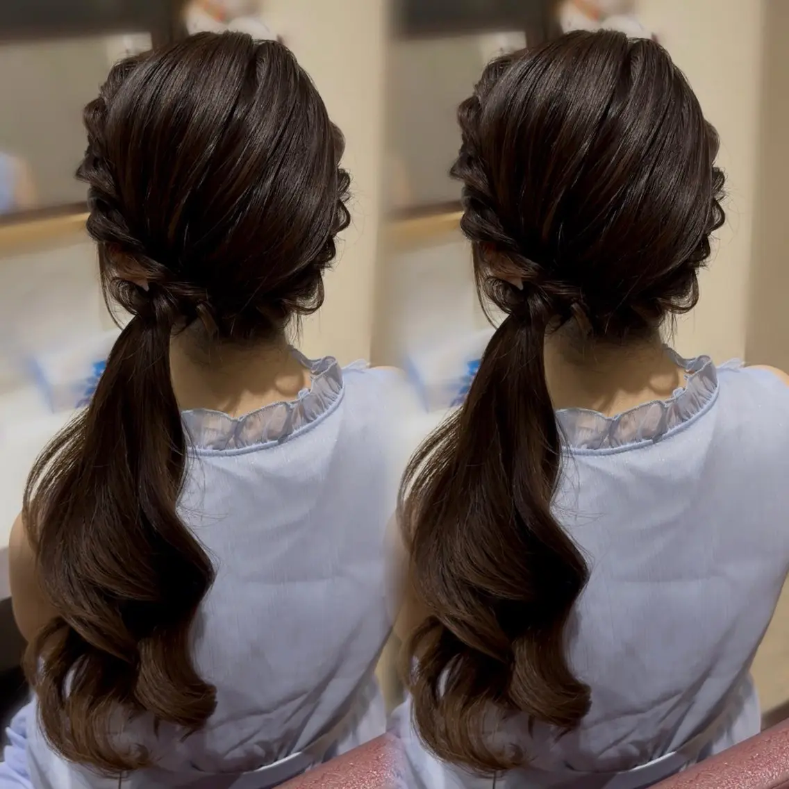 ヘアアレンジ ヘアセット 佐々木 玲のヘアスタイル