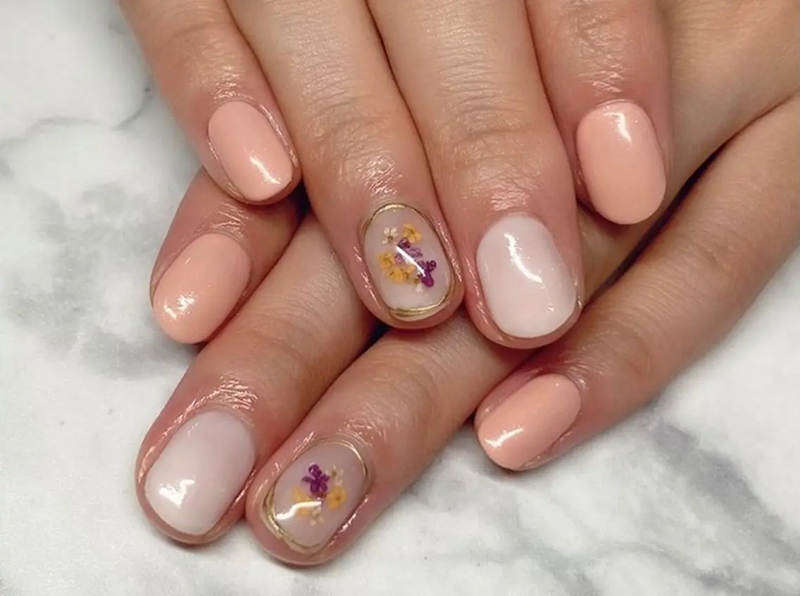ネイル ジェルネイル パラジェル ブライダルネイル ハンドネイル Nail&eye Belire 新宿のネイルデザイン