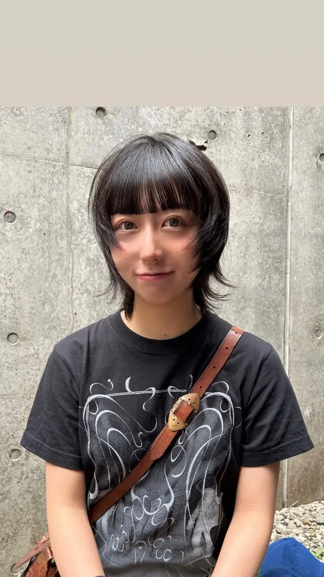 ミディアム カラー カット ヘアカラー タナカ カナ🫧のヘアスタイル