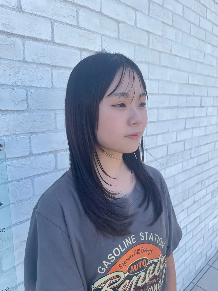 ロング レイヤーカット ミニハラ miniharaのヘアスタイル
