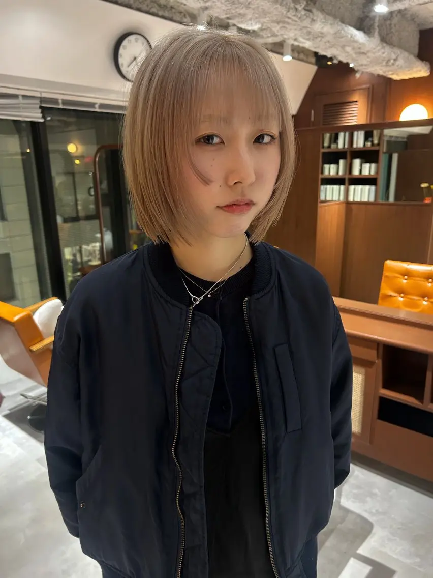 【ブリーチメニュー】💫カット & ケアブリーチ(カラー込) & トリートメント💫の写真