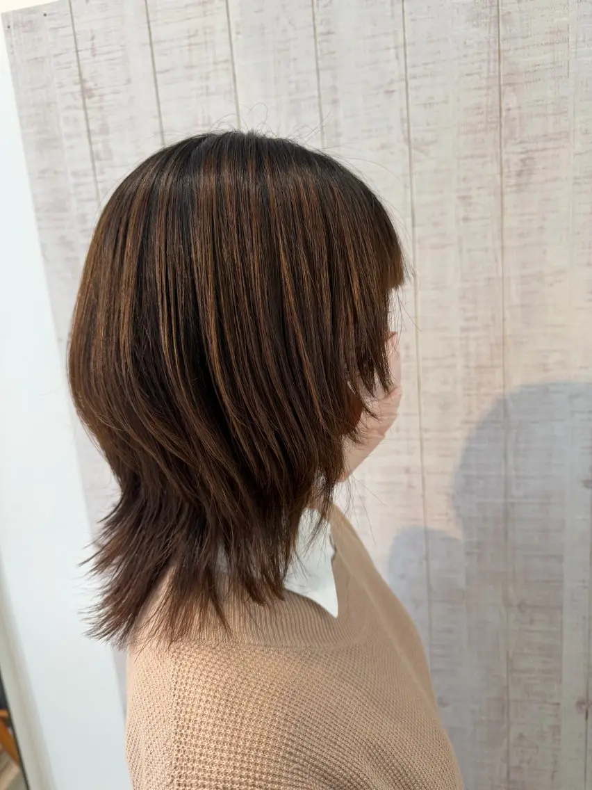 ミディアム visage ももかのヘアスタイル