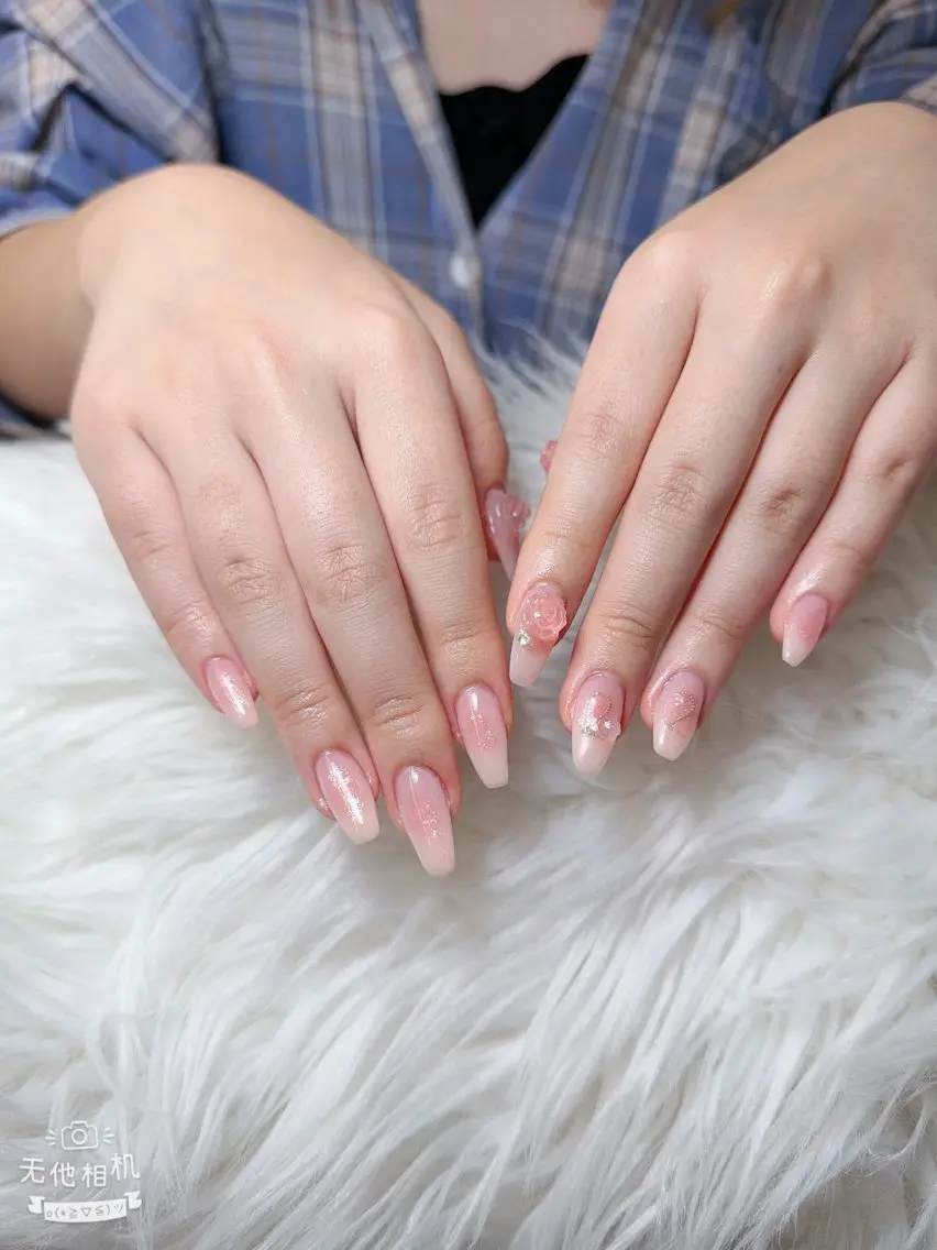 ネイル 長さ出し フレンチネイル グラデーション 韓国ネイル マグネットネイル ハンドネイル VB HEAVEN nailのネイルデザイン