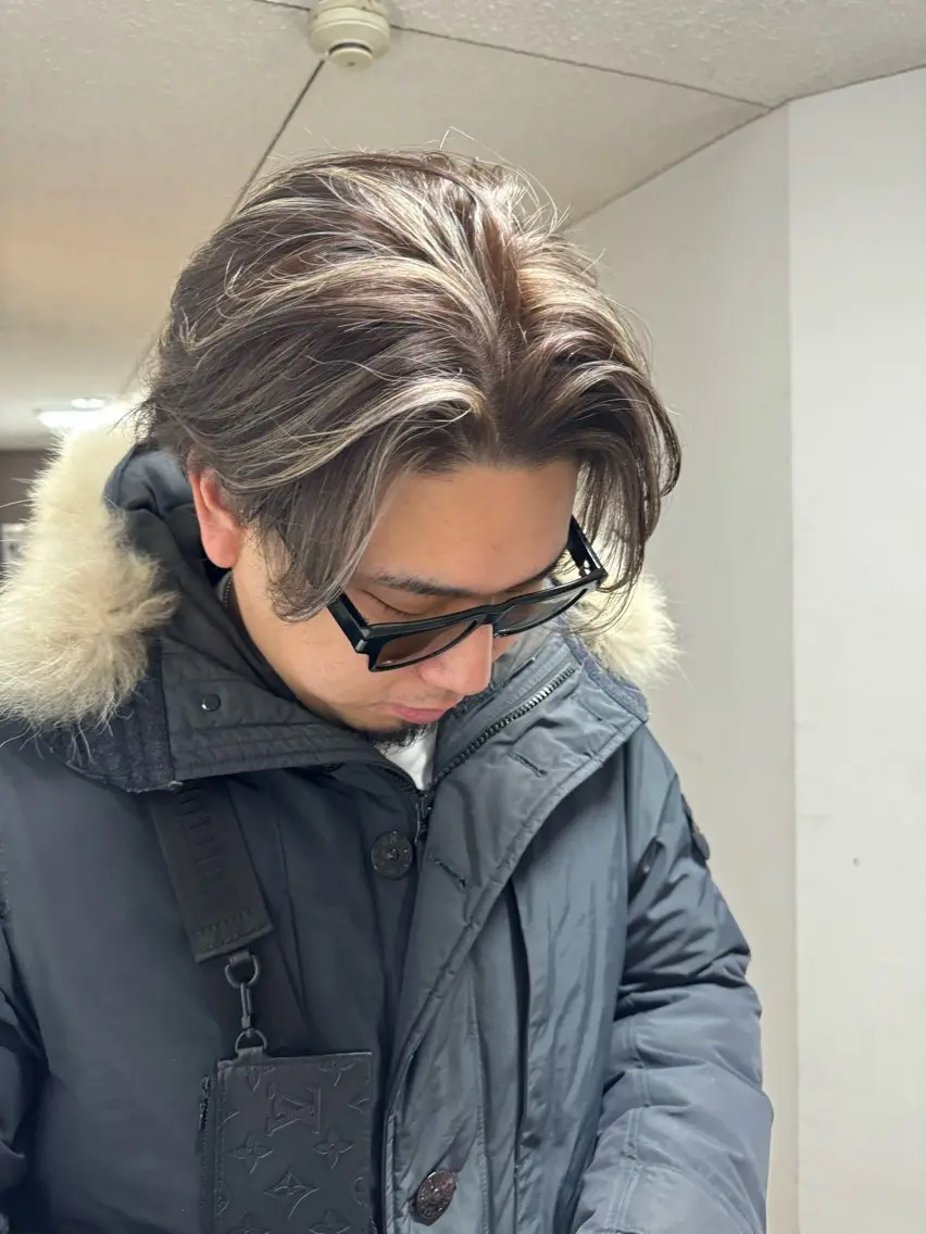 ショート カラー パーマ ヘアアレンジ メンズ カット ヘアカラー パーマ 縮毛矯正 メンズ特化 しゅうへいのヘアスタイル