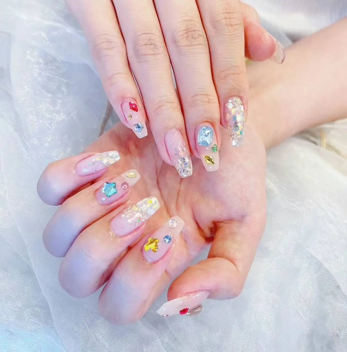 ネイル ゴールド ラメ(グリッター) Babarla nailのネイルデザイン