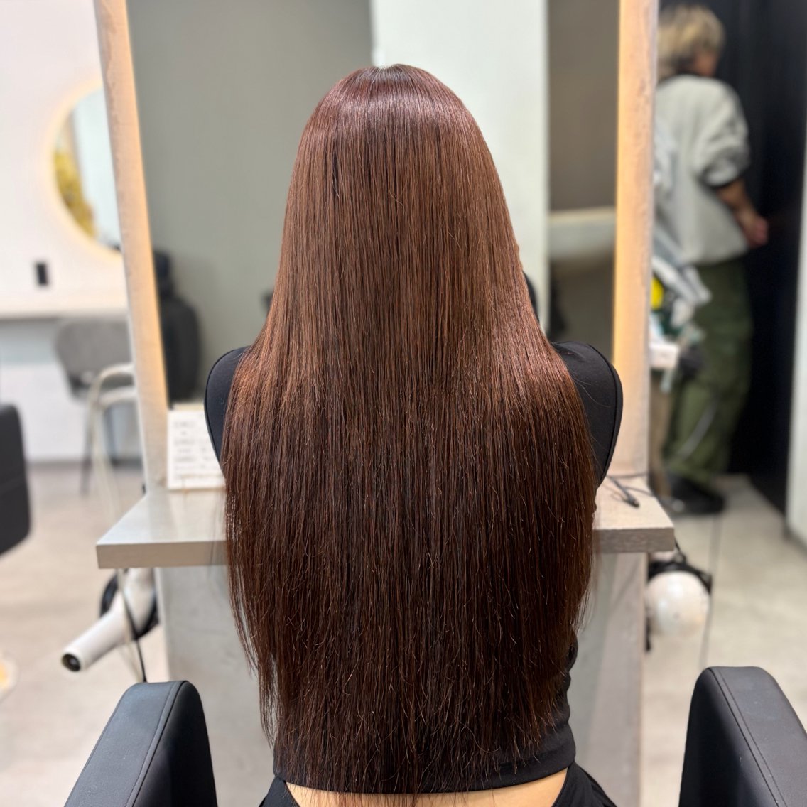 カラー ブラウンカラー モカブラウン ヘアカラー エクステ MOMOKA /　Lapis今泉店のヘアスタイル