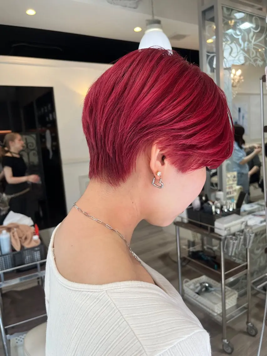 ショート カット ヘアカラー WiLL梅田店 荒堀 結香のヘアスタイル