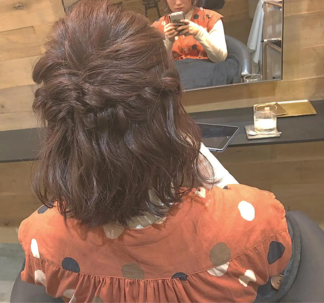 ショート ヘアアレンジ 🌼 アユカのヘアスタイル