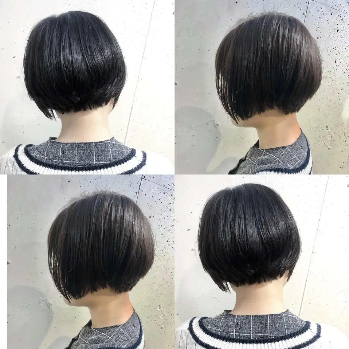 ショート ショートボブ ボブ ショートヘア ボブ/縮毛/レイヤー モトナリのヘアスタイル