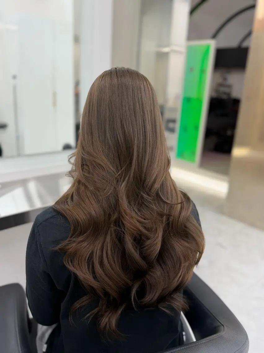 ロング カラー ヘアアレンジ カット ヘアカラー トリートメント 透明感カラー🎀艶髪 Anju/渋谷🎀のヘアスタイル