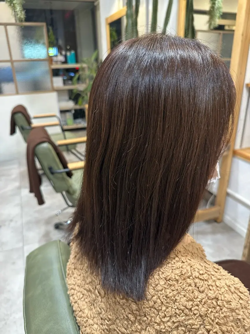 ミディアム カラー desirbeaux 横尾のヘアスタイル