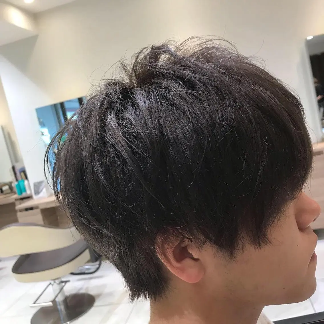 ショート カラー メンズ カット ヘアカラー トリートメント KOOKI スティードトーキョーのヘアスタイル