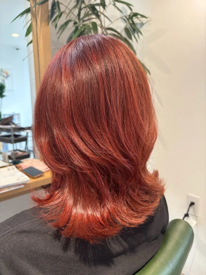 カラー ヘアカラー 大山 まどかのヘアスタイル