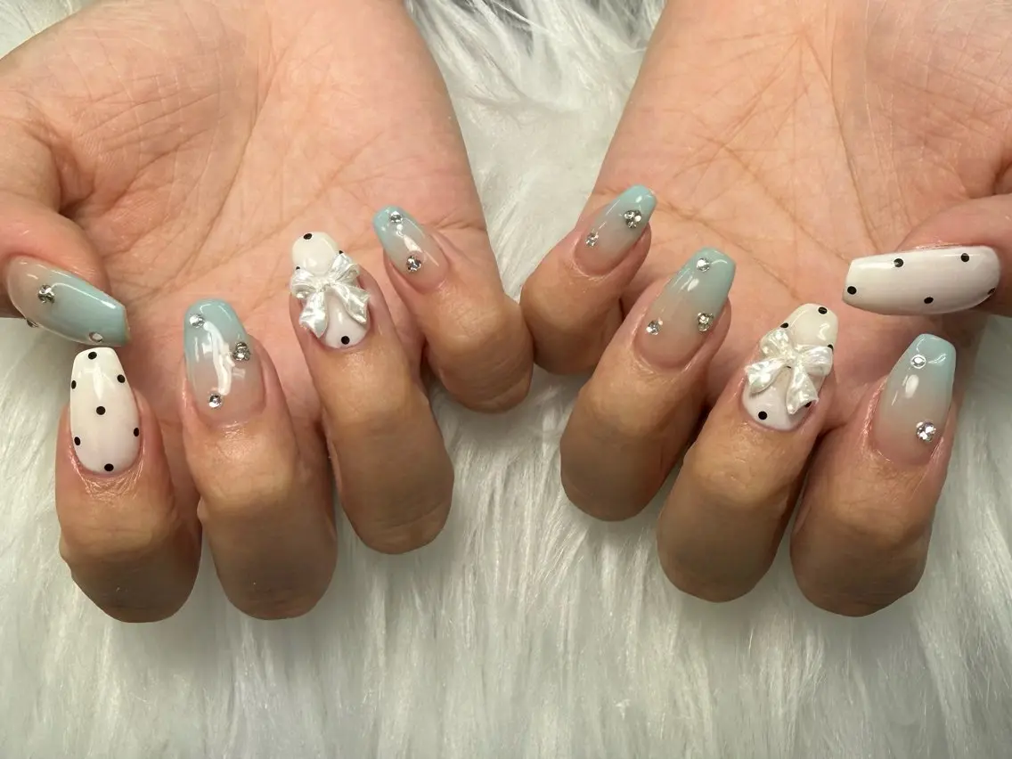 ネイル ハンドネイル NABI NAIL miharu🖤のネイルデザイン