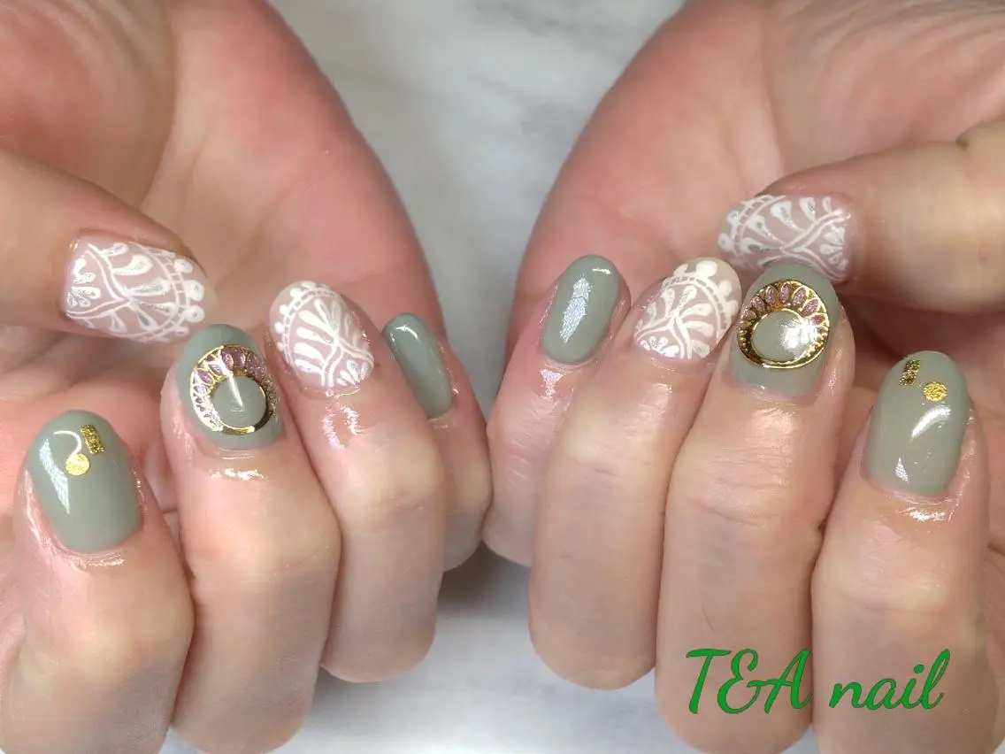 ショート ネイル ショートヘア 長さ出し ジェルネイル ニュアンスネイル スカルプネイル T&A nailのネイルデザイン