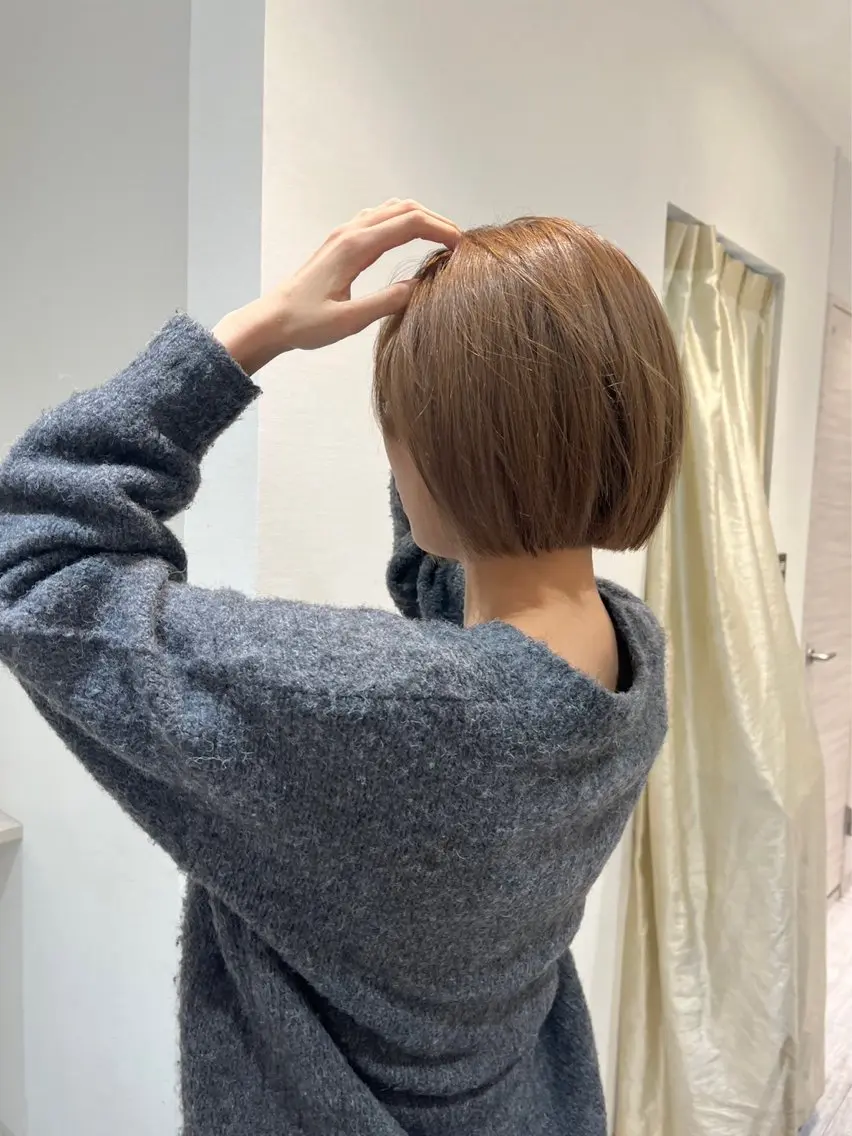 カラー ベージュカラー ブリーチ ブラウンカラー ブラウンベージュ ハイトーンカラー lole. まさきのヘアスタイル