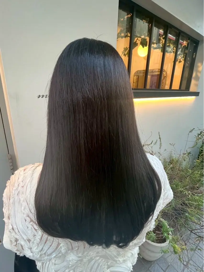 カラー ヘアカラー トリートメント 加部 采音のヘアスタイル