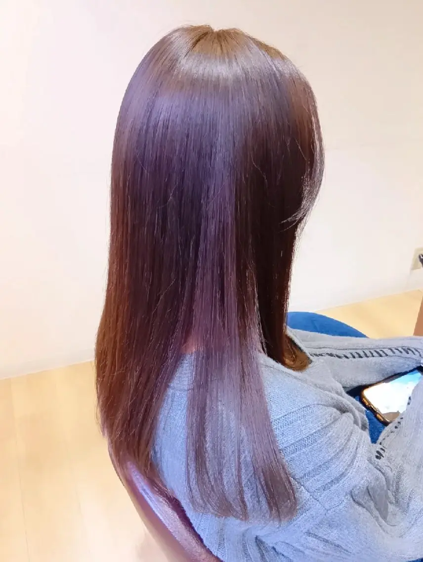 ロング カラー ベージュカラー ブリーチ 透明感カラー トリートメント カット ヘアカラー トリートメント 小林暢🌟Orque 髪質改善サロン🌙のヘアスタイル