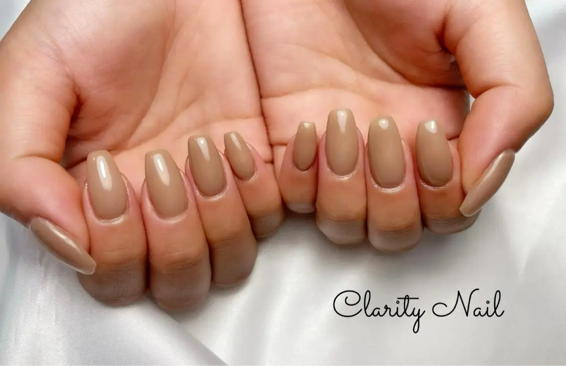 ネイル ワンカラーネイル ハンドネイル Clarity Nailのネイルデザイン