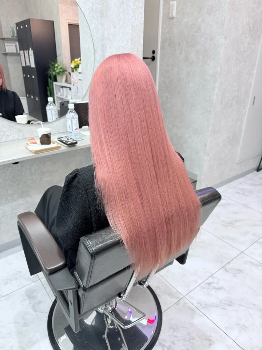 ロング カラー 🌺ハイトーン🌺 矢葺 なぎさ🌺🌺のヘアスタイル