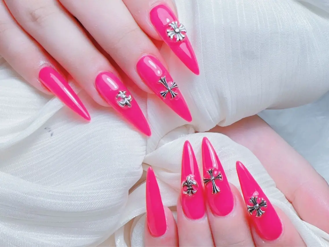 ネイル ハンドネイル M 🌷Nail 長さだし専門店のネイルデザイン