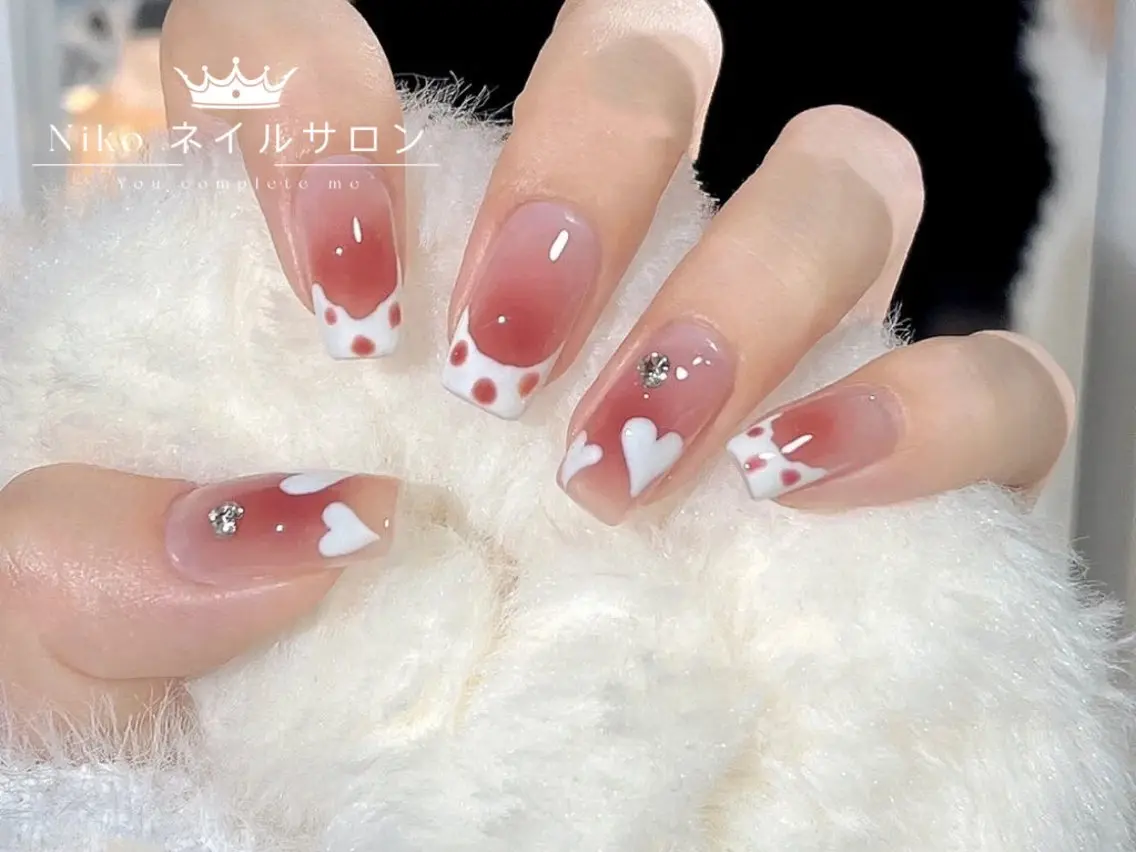 ネイル 長さ出し フットネイル ジェルネイル 韓国ネイル マグネットネイル ハンドネイル More Glam 高田馬場店のネイルデザイン