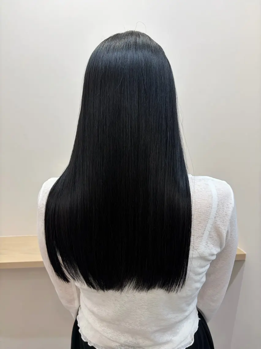 セミロング 髪質改善 トリートメント ヘアカラー トリートメント 髪質改善/縮毛矯正/ 艶カラー/登貴のヘアスタイル