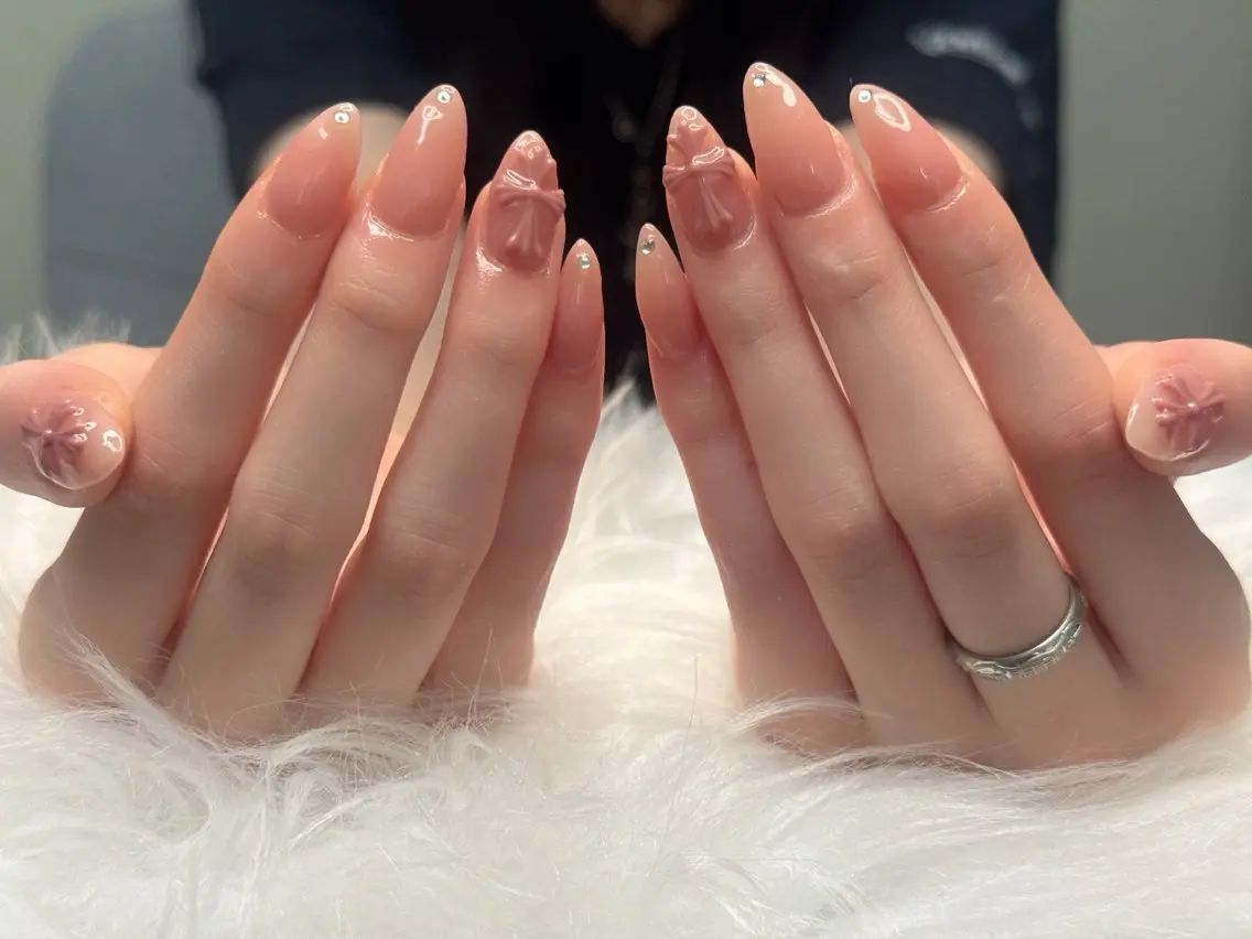 ネイル ロングネイル ハンドネイル タナカ フォンのネイルデザイン