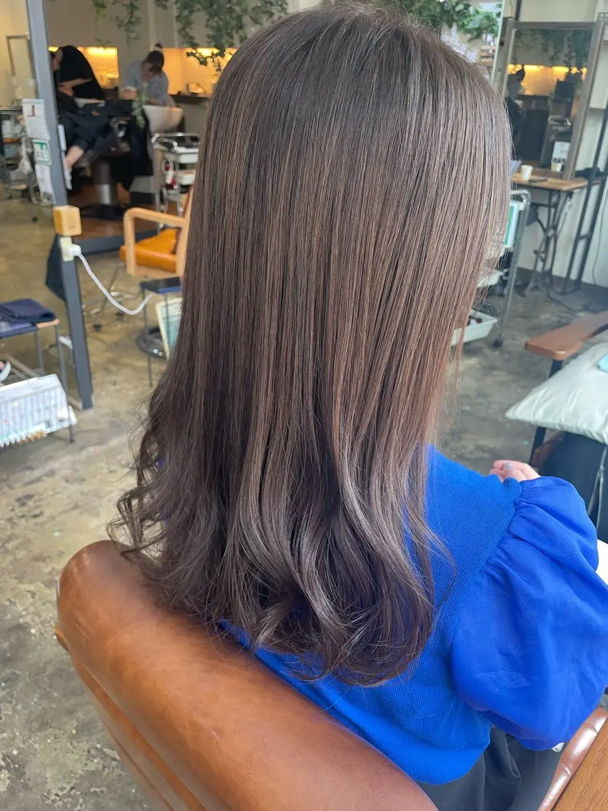 ミディアム カット ヘアカラー トリートメント ヘアセット 野村直希 NAOKIのヘアスタイル