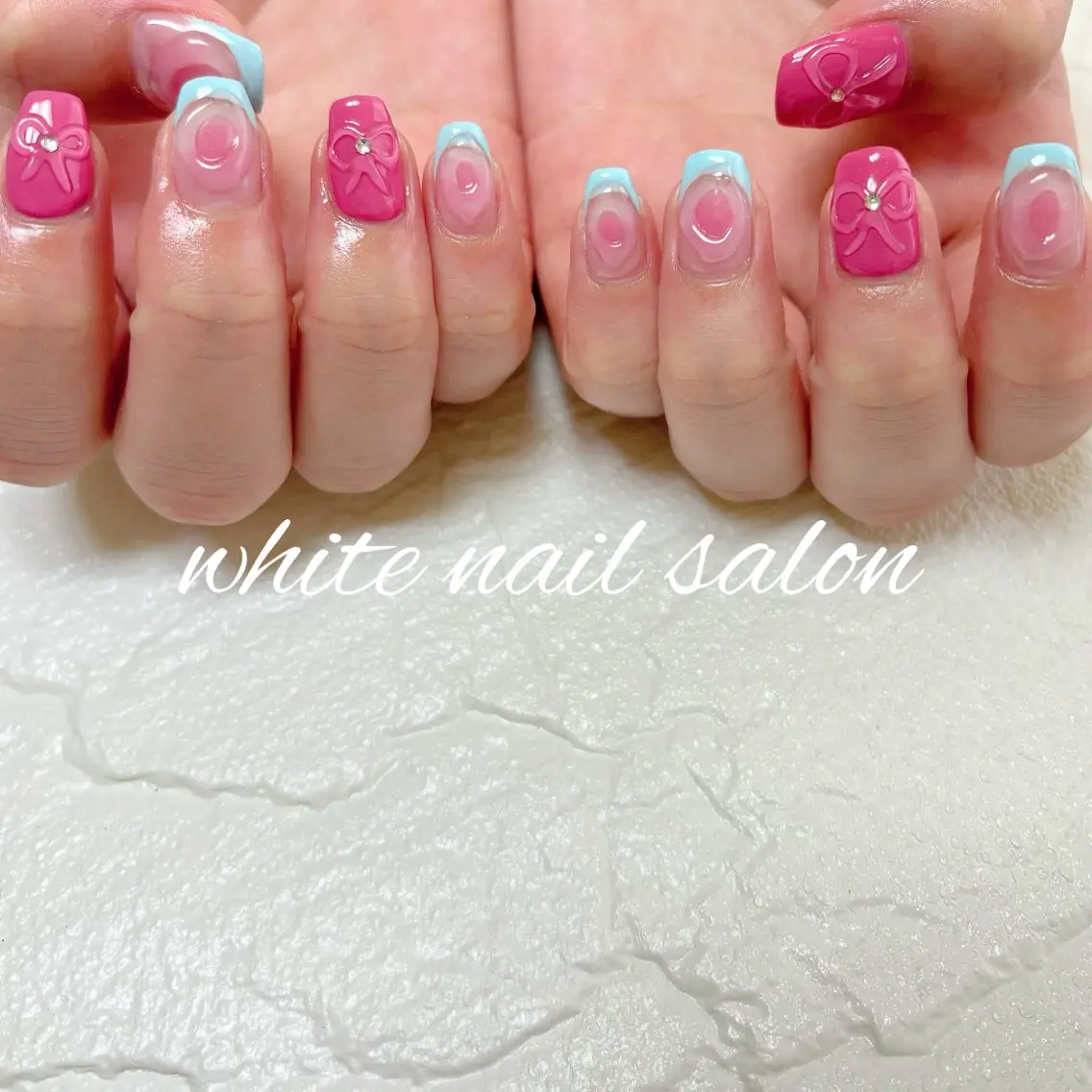 ネイル 持ち込み ホワイト ハンドネイル white nail salonのネイルデザイン