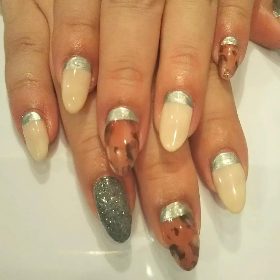 ネイル アニマル柄 ハンドネイル private salon mieのネイルデザイン