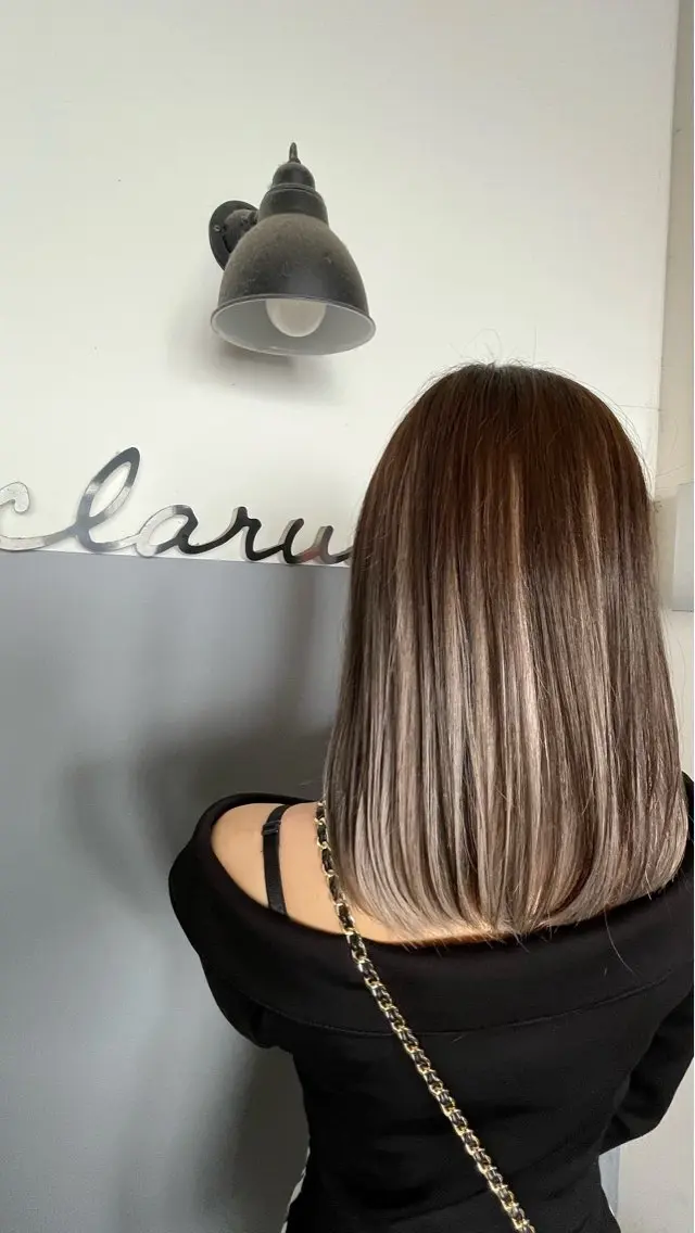 セミロング カラー Agu hair /布施／徒歩1分のヘアスタイル