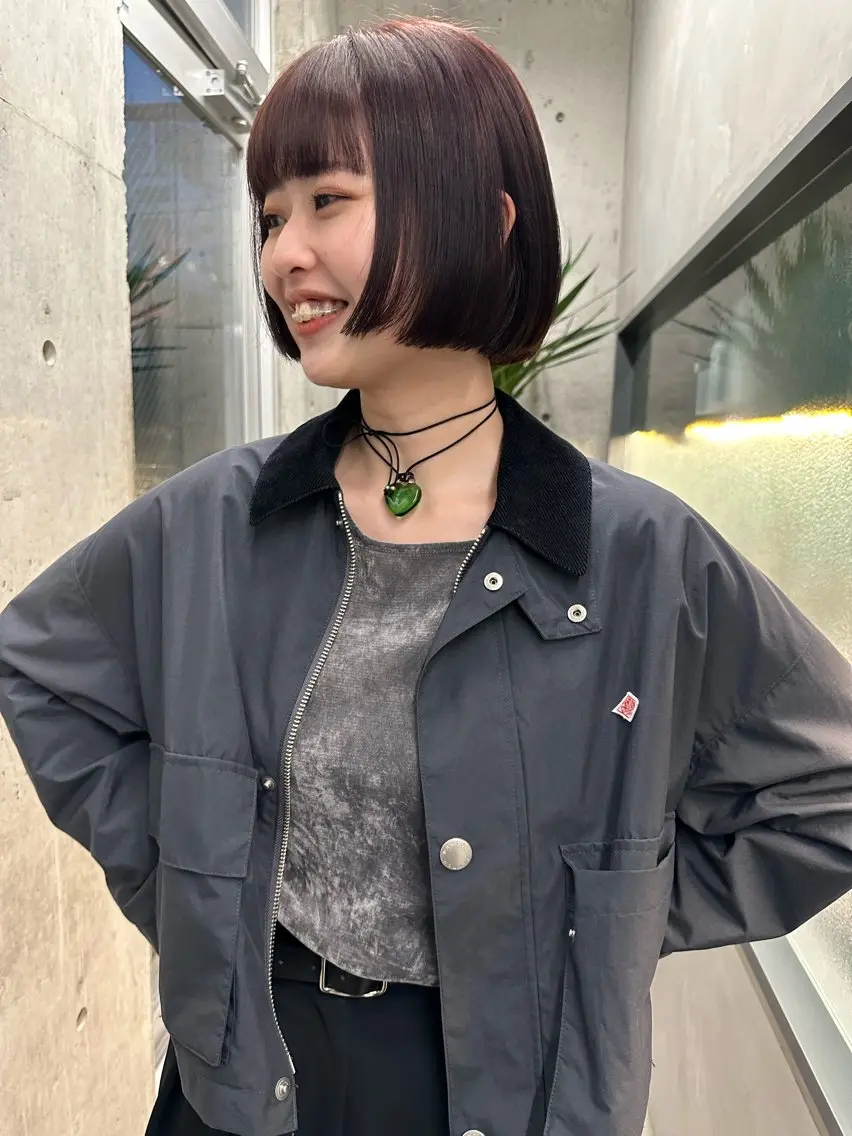 ショート カラー カット ヘアカラー ボブ/似合わせカット /ニュアンスカラーのヘアスタイル