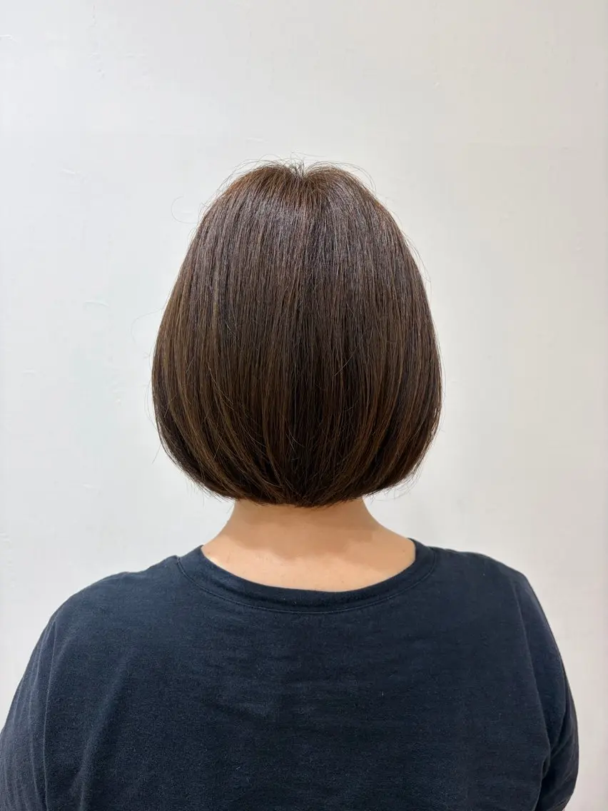 ショート ボブ ヘアカラー 嶽 昇汰のヘアスタイル