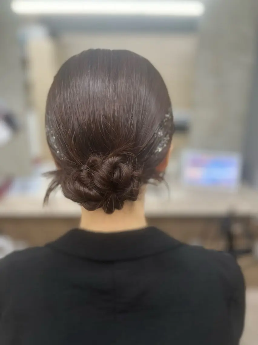ミディアム ヘアアレンジ ヘアセット 多系統似合わせ/ tsuburaのヘアスタイル